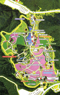 カナディアンワールド公園マップ